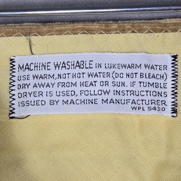 VTG 70s Montgomery Ward Men 28x33 Corduroy Pants Tan Straight Leg Workwear USA - Picture 5 of 9